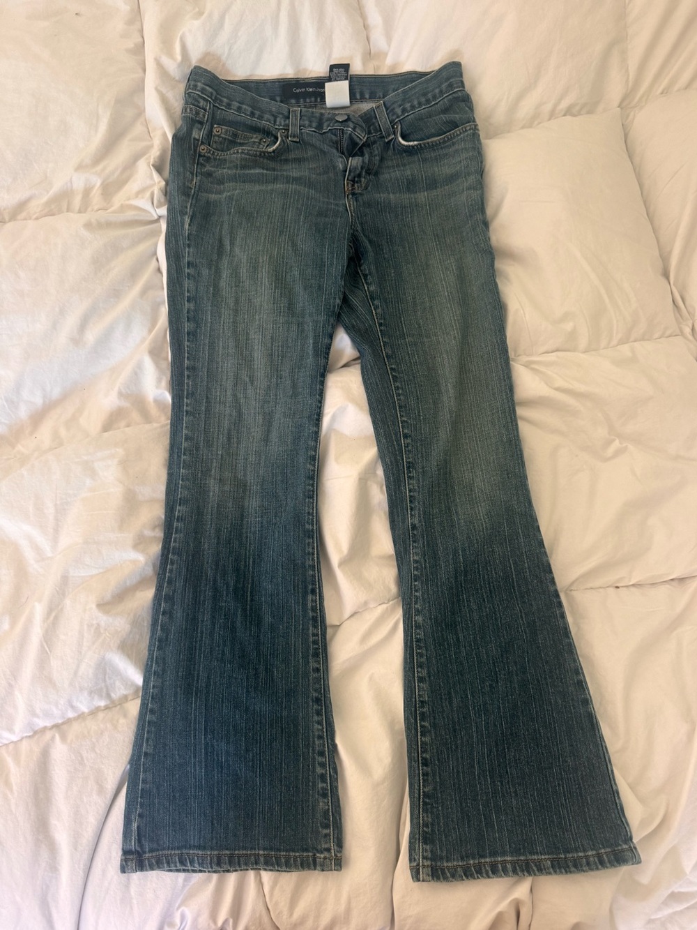 Calvin Klein Low Rise Flare Jeans